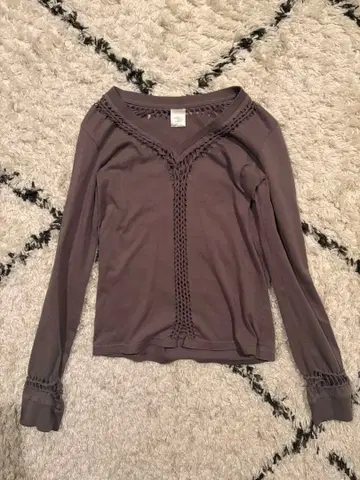 NUMBER(N)INE 넘버나인 02AW 뜨개질 롱 T