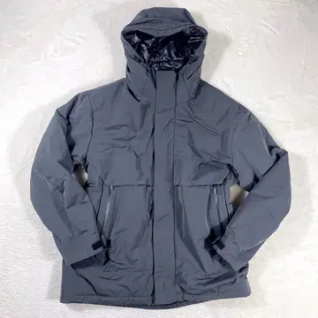 유니클로 +J 하이브리드 다운 오버사이즈 다운 파카 L 카키