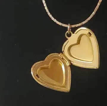 빈티지 하트 로켓 펜던트