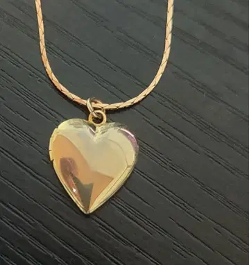 빈티지 하트 로켓 펜던트