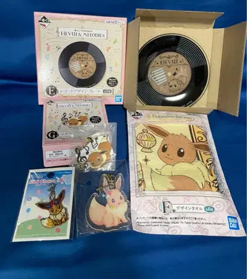 이브이 굿즈 6점 묶음 판매 포켓몬