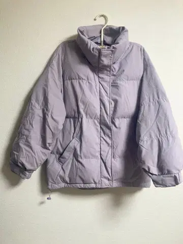 BAYFLOW 베이플로우 다운 라벤더 퍼플 후드 탈부착