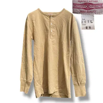 부처 프로덕트 헨리넥 긴팔 티셔츠 38 앳 라스트