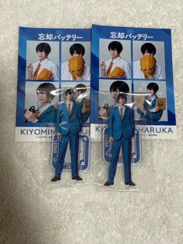 무대 망각 배터리 청봉하류화 아크릴 스탠드 스티커 묶음 판매