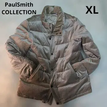 PaulSmith COLLECTION 실크 혼방 벨로아 다운 자켓 XL