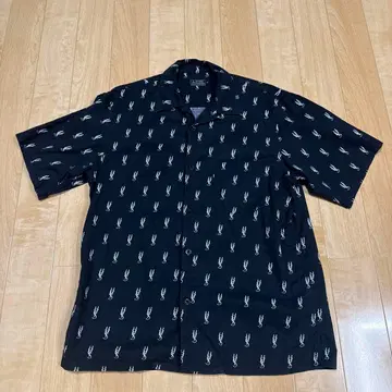 HYSTERIC GLAMOUR 반팔 셔츠 L 블랙 가격 인하 협상 가능