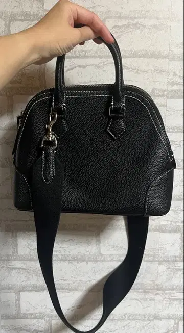 미라 오웬 Mila Owen 와이드 숄더 보스턴 백 블랙