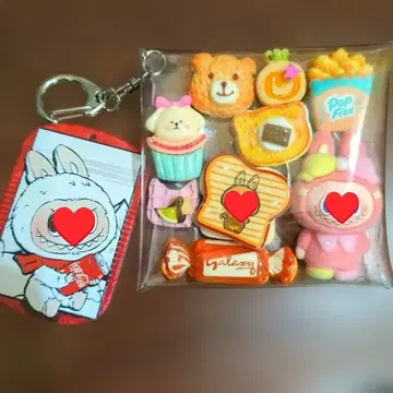 가챠 파우치 러브브 피규어 러브브 플레이트 부품 우즈마키 케이크 부품 고