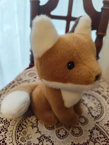 오오이케 여우 봉제 인형 레트로