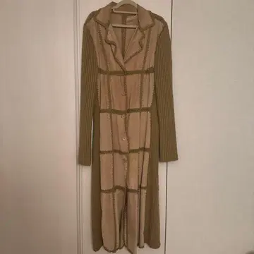 구제 의류 vintage 니트 스웨터 롱 코트 개성있는