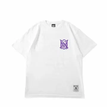 하마사키 아유미 MFC STORE 콜라보T셔츠 M 화이트 보라색