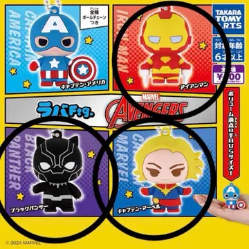 러버 피규어 MARVEL 어벤져스 가챠가챠 [미사용품 미개봉]