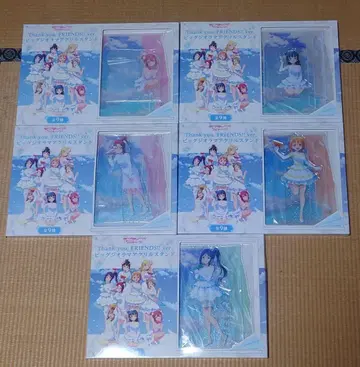 모리 판타지 한정판 러브 라이브! 빅 디오라마 아크릴 스탠드 5종 세트