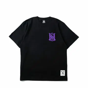 하마사키 아유미 MFC STORE 콜라보 T셔츠 블랙 보라색