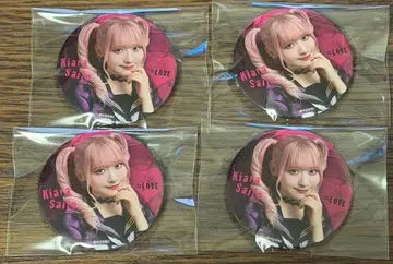 사이토 지아라 캔뱃지 4개 세트