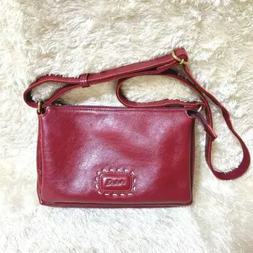 [ 새상품급 ] Dakota 숄더백 가죽 소가죽 레드