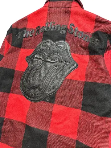 특대형! 새상품급! 잭 로즈 롤링 스톤스 천연 가죽 버팔로 자켓