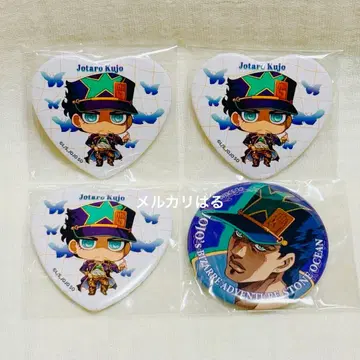 죠죠의 기묘한 모험 죠타로 하트 캔뱃지 세트