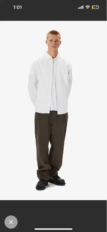 thisisneverthat 옥스퍼드 셔츠 L