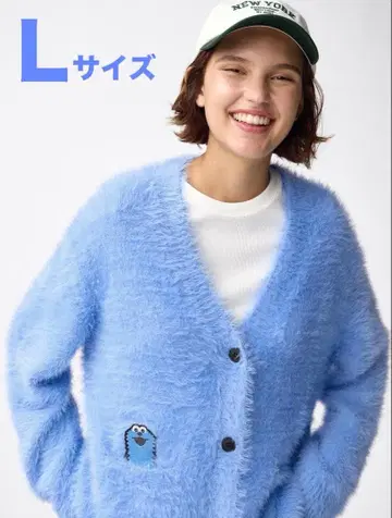 GU 퍼펫순순 오버 사이즈 가디건