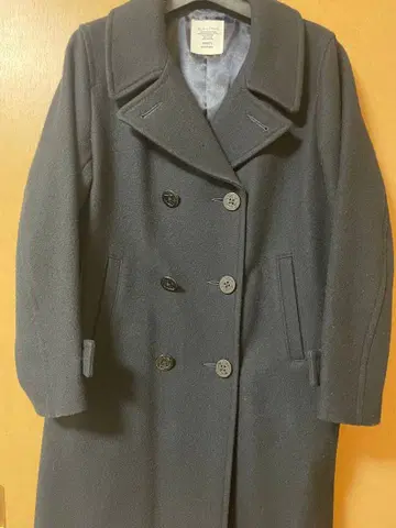 BEAMS BOY 네이비 롱 코트