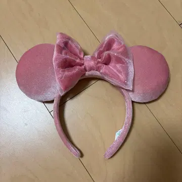디즈니 미니 귀 머리띠 핑크