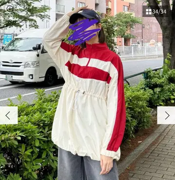 MURUA 트랙 벌룬 미니 원피스