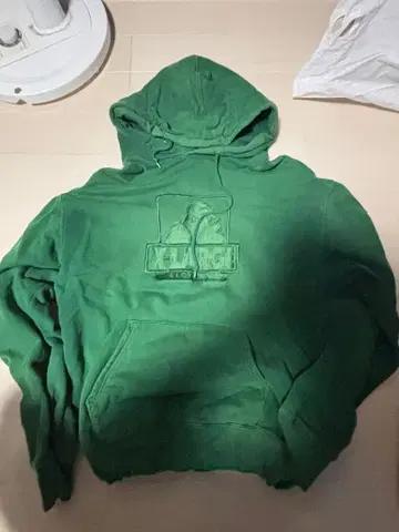 XLARGE 그린 후드티 M 사이즈