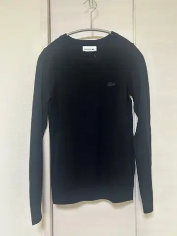 LACOSTE 블랙 니트 스웨터 S