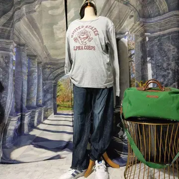 ALPHA 긴팔 티셔츠 L