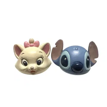 디즈니 캡슐 토이 가챠 스티치 마리 반지 Disney