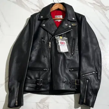 미사용 루이스 레더 391T 타이트핏 라이트닝 카우하이드 38