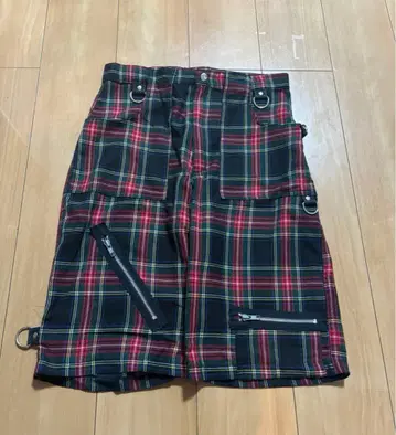 00s 체크 하프 팬츠 archive 본지티 y2k 그런지 vintage