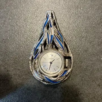 SEIKO 펜던트 시계 11-0400 작동 수동 와인딩
