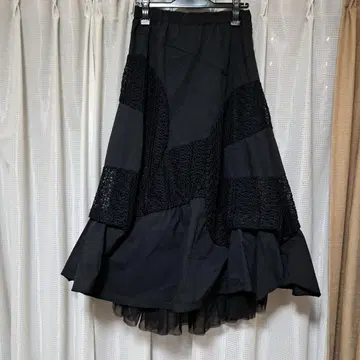 Eiko Kondo 블랙 플레어 스커트