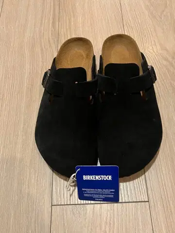 BIRKENSTOCK 보스턴 블랙 내로우 39