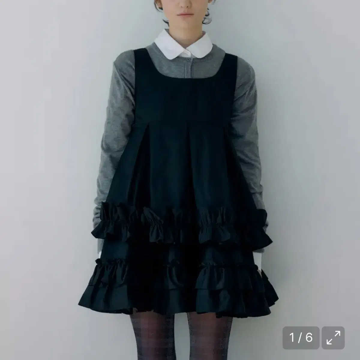 ワンピース sinoon Frill Sleeveless Dress (Black) MUSINSA | SINOON [ILLIT WONHEE wearing] Frill Sleeveless Dress (Black)