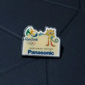 Rio 2016 Panasonic 핀 배지