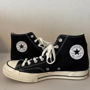 컨버스 척테일러 블랙 하이컷 스니커즈