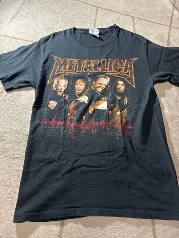 Hanes 헤인즈 METALLICA 메탈리카 밴드 티셔츠
