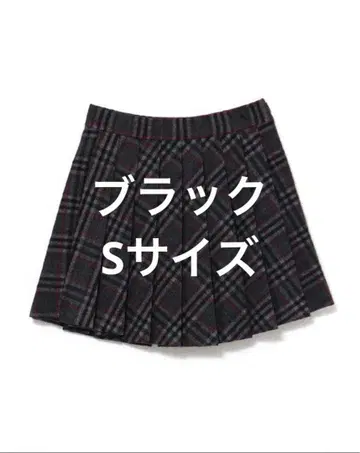 andmary Monica check pleats mini skirt S