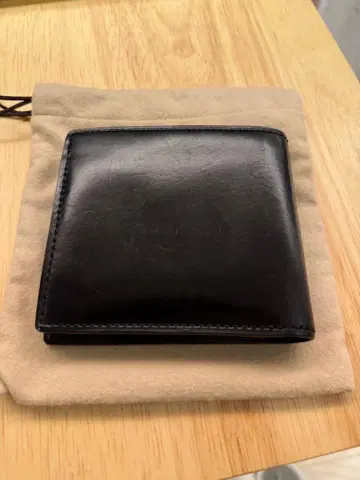 [ 새상품급 ] GANZO 쉘 코도반 2단 접이식 지갑 블랙