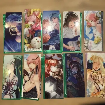 최종 재림전 편성 화면풍 카드 10장 세트