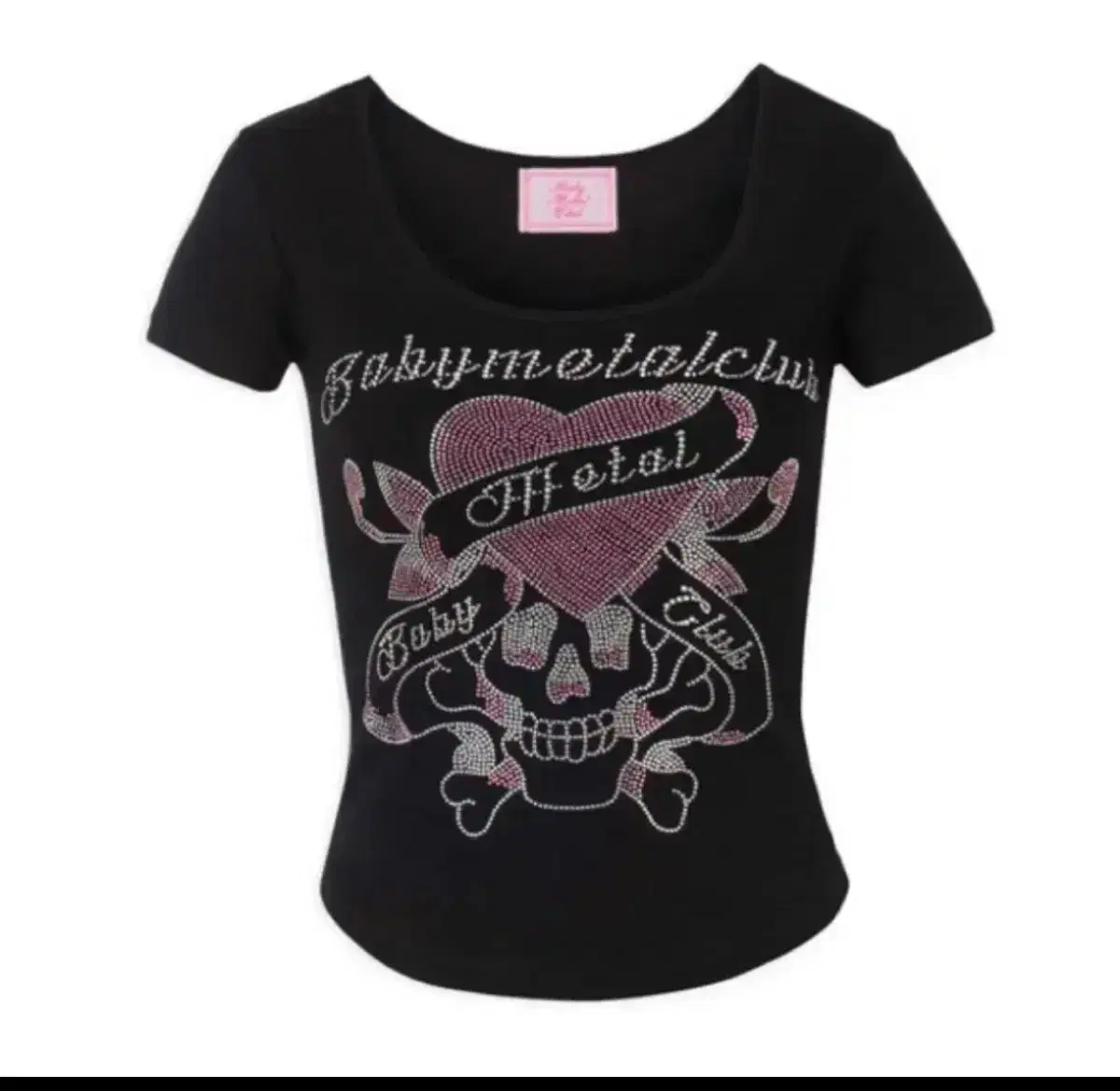 Babymetalclub Bemecl Skull Tee Black