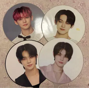 TXT 영준 부채 4개 세트