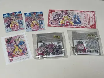 영화 키미토 아이돌 프리큐어 키링 특전 스티커 세트