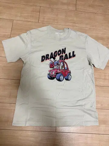 드래곤볼 T셔츠 베이지