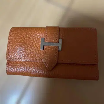 H 천연 가죽 키케이스