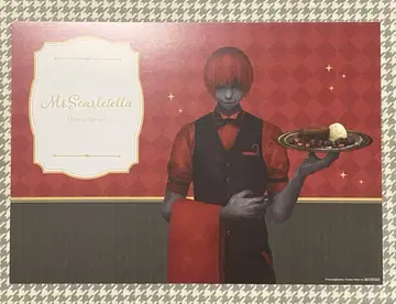 문자화화 THE캐릭터 자캐 카페 런천매트 빨간 우산의 남자