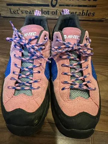 HI-TEC 트레킹 슈즈 핑크/블루 24.5